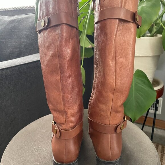 Franco Sarto Women's size 7 Cognac Boots Leather - Picture 5 of 10